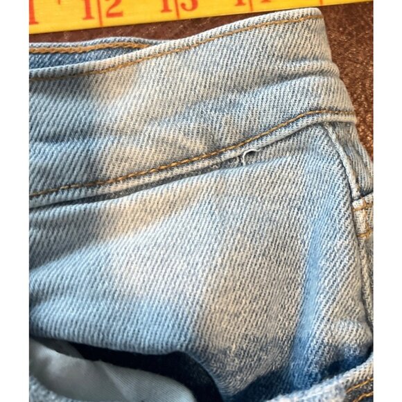 Kensie Jeans Vintage Luxe Distressed Allie High Rise Slim Straight Denim Pants 8 - Picture 4 of 7